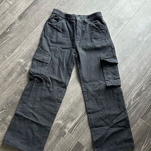 SHEIN Black Low Rise Cargo Pants